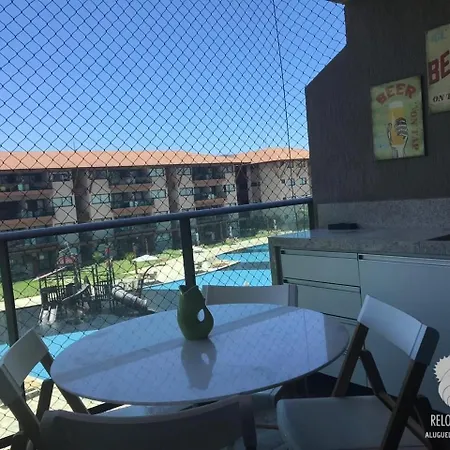 Flat em condomínio Pé na areia na melhor região de Muro Alto | La Fleur Polinésia 305-7-3
